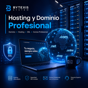 Hosting y Dominio Profesional